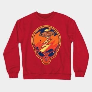 Steal Your Space (Fire from the Sky on The Mountain) Crewneck Sweatshirt